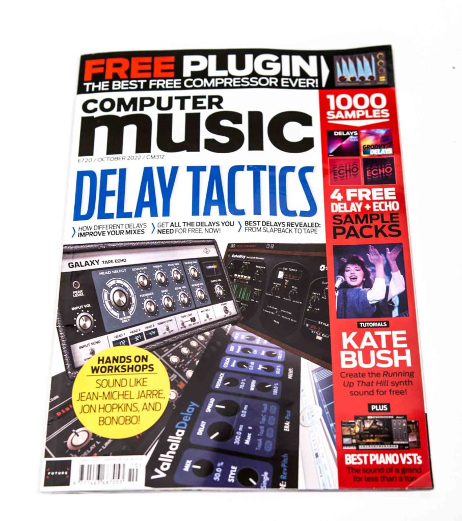 A photo of Computer Music October 2022 cover.