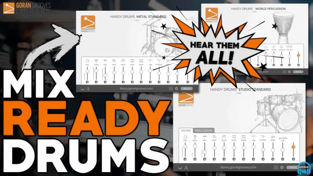 Poster- Handy Drums review by Benoni Studio